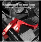 Resim Padalink Alüminyum Parmak Gaz Kolu Yamaha Jet Ski/kawasaki Motor Botu İçin Mavi 1 İnç Ve 7/8 İnç Direkler 