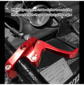 Resim Padalink Alüminyum Parmak Gaz Kolu Yamaha Jet Ski/kawasaki Motor Botu İçin Mavi 1 İnç Ve 7/8 İnç Direkler 