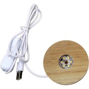 Resim Suntek Led Gece Lambası Kristaller Için Akrilik Ekran Tutucu 7 Cm Sıcak Işık Diğer 