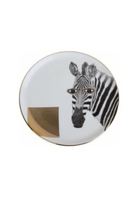 Resim Porland Wild Life Zebra Düz Tabak 20cm 