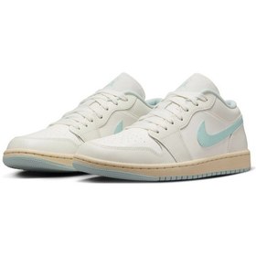 Resim Air Jordan 1 Low 'sail Igloo' Kadın Basketbol Ayakkabısı Dc0774-134 Çok Renkli 