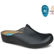 Resim Ceyo 9946-5 Topuk Jelli Anatomik Taban Kadın Terlik Siyah 36-40 Siyah 