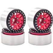 Resim Teltree "4 Adet 1/10 Trx4 Rc Araç İçin Alüminyum Jant Seti - 1.9 İnç Beadlock Tekerlek" 