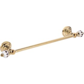 Resim Pure Concept Geometrik Siyah Altın Pvd Gold Havlu Bar 40CM 