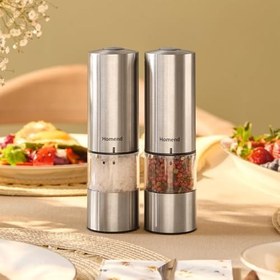 Resim Homend Grindgo 6003H Şarjlı Baharat Değirmen Seti 