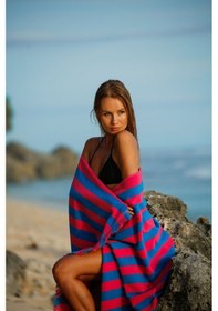 Resim Maris Azure, 100x180 Cm, Taşıma Çantalı, Doğa Dostu, Boyasız, Plaj Havlusu Azure 