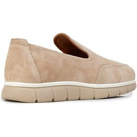 Resim Deery Erkek Hakiki Süet Bej Loafer Ayakkabı - 02044mbeje01 