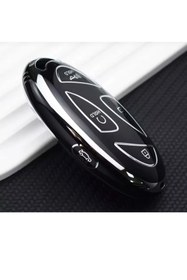 Resim ŞENYILDIZ AKSESUAR Hyundai Yeni Tucson Ioniq Kona Elantra Anahtar Kılıfı Siyah/gümüş 5 Tuşlu Model 2.Resime Bakınız 