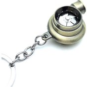 Resim Neevoyu Gümüş Renkli Metal Araba Anahtarı Zinciri, Led Işıklı Turbin Desenli, Dayanıklı Ve Şık, Ev Ve Araba Kullanıma Uygun Diğer 