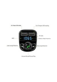 Resim Diğer Carx8 Bluetooth Araç Kiti Fm Transmitter 