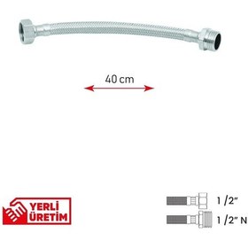Resim Bağlantı Hortumu 1/2'1/2 N 40 Cm 