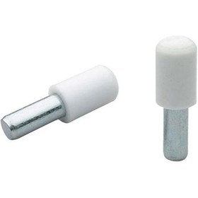 Resim Ayder 1807 Plastik Başlı Metal Raf Pimi Beyaz 25 Adet 