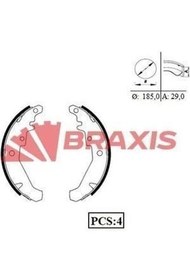Resim Fiat Palio 1.4 8V Arka Fren Balatası BRAXIS Marka 98845348 