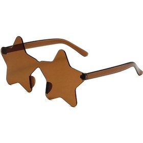 Resim Klassnum Pentagram Yıldız Şekilli Disko Gözlük - Cosplay Ve Moda Aksesuarı Kırmızıother51gri Gri 