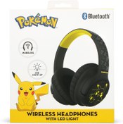 Resim OTL Technologies Pokemon Pikachu kablosuz kulaklık, katlanabilir, LED ışıklı 