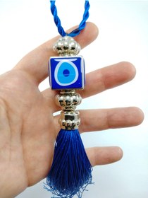 Resim Ennea Art Nazar Boncuğu Araba Dikiz Ayna Süsü Plastik Hediyelik Eşya 