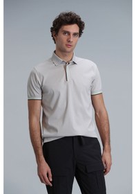 Resim Lufian Erkek Warm Smart Polo T-shirt 111040182 Taş 