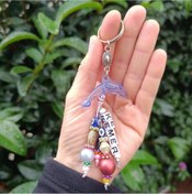 Resim Hd Marketim Anahtarlık Cam Balık Kötü Göz Kovucu Yüzük Nazar Boncuklu Araba Çanta Cüzdan Süsü 