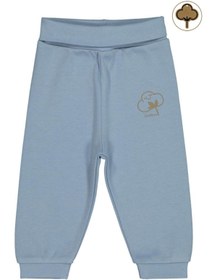 Resim Civil Baby Organik Pamuklu 1-12 Ay Patiksiz Tek Alt Bebe - Mavi 3-6 Ay 