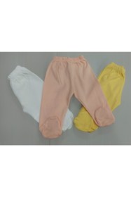 Resim özdemirli bebe Patikli Alt Pijama Ayaklı 3 Lü Paket 