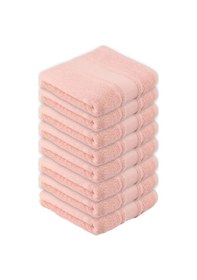 Resim Özdilek Colourist 50x90 Cm El-yüz Havlusu 8'li Açık Mercan Çok Renkli 