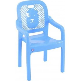 Resim Depootoptan Sağlam Plastik Mandella Rubi Çocuk Koltuğu Mavi 