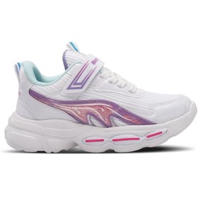 Resim Slazenger NOELA Kız Çocuk Sneaker Ayakkabı Beyaz / Fuşya 