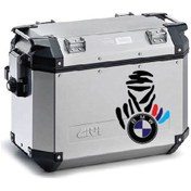 Resim Bmw Desenli Motosiklet Çanta Sticker Etiket Modeli - 3 