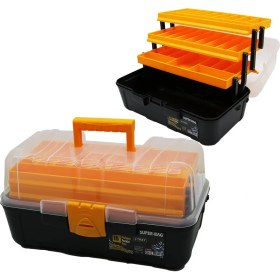 Resim 16LIK - 3 Raflı Balıkçı Takım Çantası (4887) 