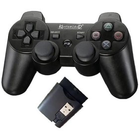 Resim Kontorland Ps-3022 Kablosuz Şarjlı Ps3 Pc Bilgisayar Oyun Kolu 