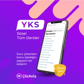 Resim ÇözAnla TYT AYT Sözel Tüm Dersler 