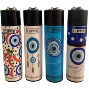 Resim Clipper Nazar Boncuğu 4'lü Çakmak 