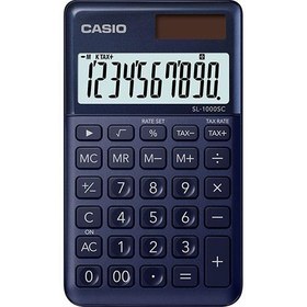 Resim Casio SL-1000SC-NY Cep Tipi 10 Hane Lacivert Hesap Makinesi 