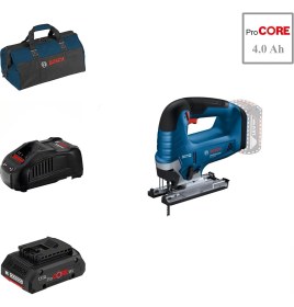 Resim Bosch Gst 185-LI 1x4 Ah PROC0RE Akülü Dekupaj Testere Bez Çantalı 