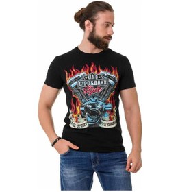 Resim CT730 Hot Rod Motor Siyah Tişört Siyah 