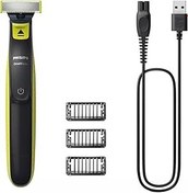Resim Philips QP2724/10 OneBlade Yüz Tıraş Makinesi, Misket Limonu Yeşili, Kömür Grisi 