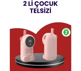 Resim Narnuga Uzun Menzilli Bebek Telsizi - Vox Modlu, Renkli LCD Ekranlı 