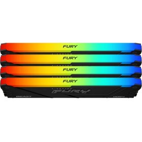 Resim KF436C18BB2AK4/128 Kingston Fury Beast 128GB (4X32GB) 3600MT/S Ddr4 CL18 Desktop Memory Kit Of 4 