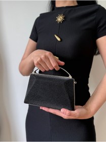 Resim lalettobags Kadın Işıltılı Zincir Askılı Abiye & Davet Çantası 
