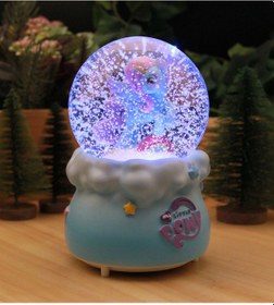 Resim My Little Pony Unıcorn Kar Motorlu, Işıklı Ve Müzikli Mega Boy Kar Küresi - Mavi 