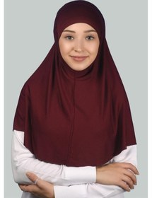 Resim Altobeh İkili Set Pratik Eşarp Hazır Türban Ve Hijab Tesettür Bonesi Bordo 