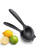 Resim Hype Store Kocapazar Döküm Limon Sıkacağı Limon Presi Büyük Boy 24cm, Siyah Metal Limon Sıkacağı, Döküm Naranci 