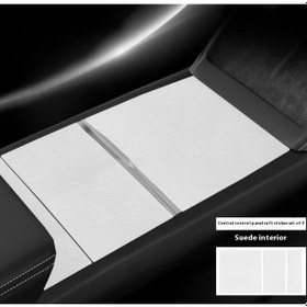 Resim Hightower Tesla Model 3/y Highland 2024-2025 Beyaz Konsol Kapağı Dayanıklı İç Aksesuar 