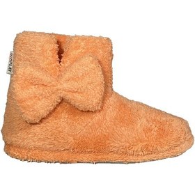 Resim Redplay Eb322 Fiyonklu Velsoft Kadın Panduf Ev Botu Ev Ayakkabısı Turuncu 