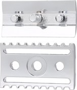 Resim Hangfox Zinc Alloy Güvenli Tıraş Bıçağı Ucu - Açık Taramalı Düz Tıraş, Çoğu Uzun Saplı Tıraşa Uygun, Taşınabilir Metal Erişim Parçası 