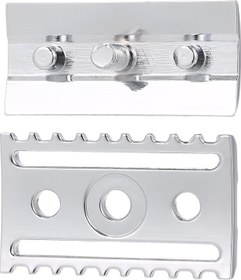 Resim Hangfox Zinc Alloy Güvenli Tıraş Bıçağı Ucu - Açık Taramalı Düz Tıraş, Çoğu Uzun Saplı Tıraşa Uygun, Taşınabilir Metal Erişim Parçası 