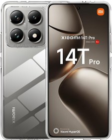Resim Xiaomi Mi 14t Pro Kılıf Kamera Korumalı Yumuşak Şeffaf Silikon 