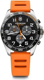 Resim Victorinox Fieldforce Erkek Kol Saati Sport Chrono Ø 42 mm, Swiss Made, Analog Kuvars Mekanizma, 100 m'ye kadar su geçirmez, kauçuk bileklik 