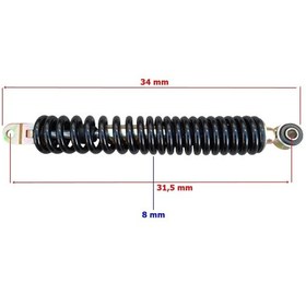 Resim Scooter 50 Arka Amortisör 34 Cm 1450 Gr 