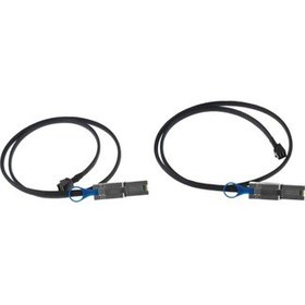 Resim 2x Dış Mini Sas SFF-8643 Veri SFF-8088 Raıd Dönüştürücü Kablosu 0.5m 